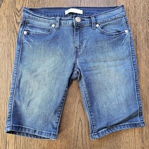 Levi's White Tab 10" Jean Shorts Size Womens 29